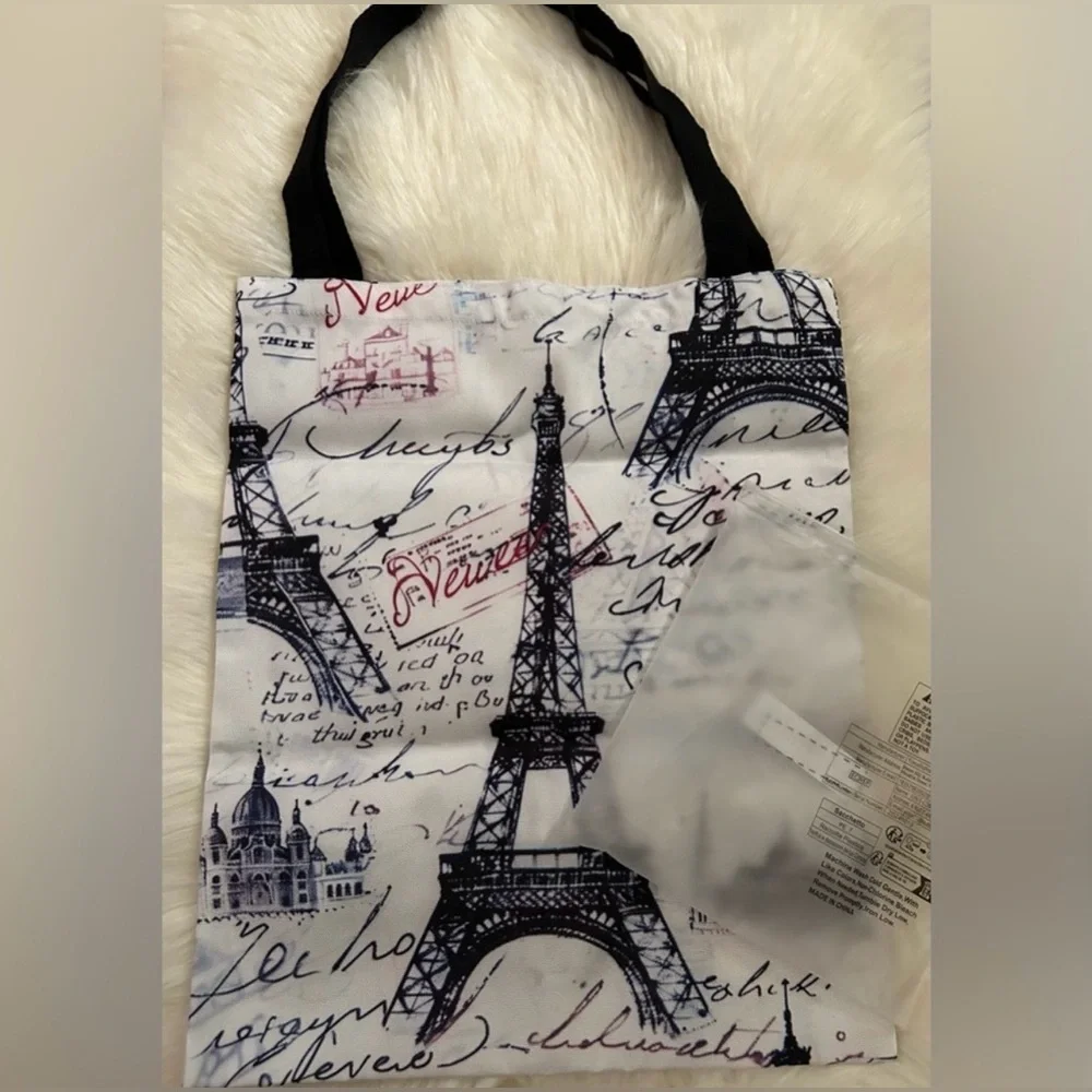 ✨ NEW ✨ Paris Style Tote Bag ✨ - Picture 2 of 10